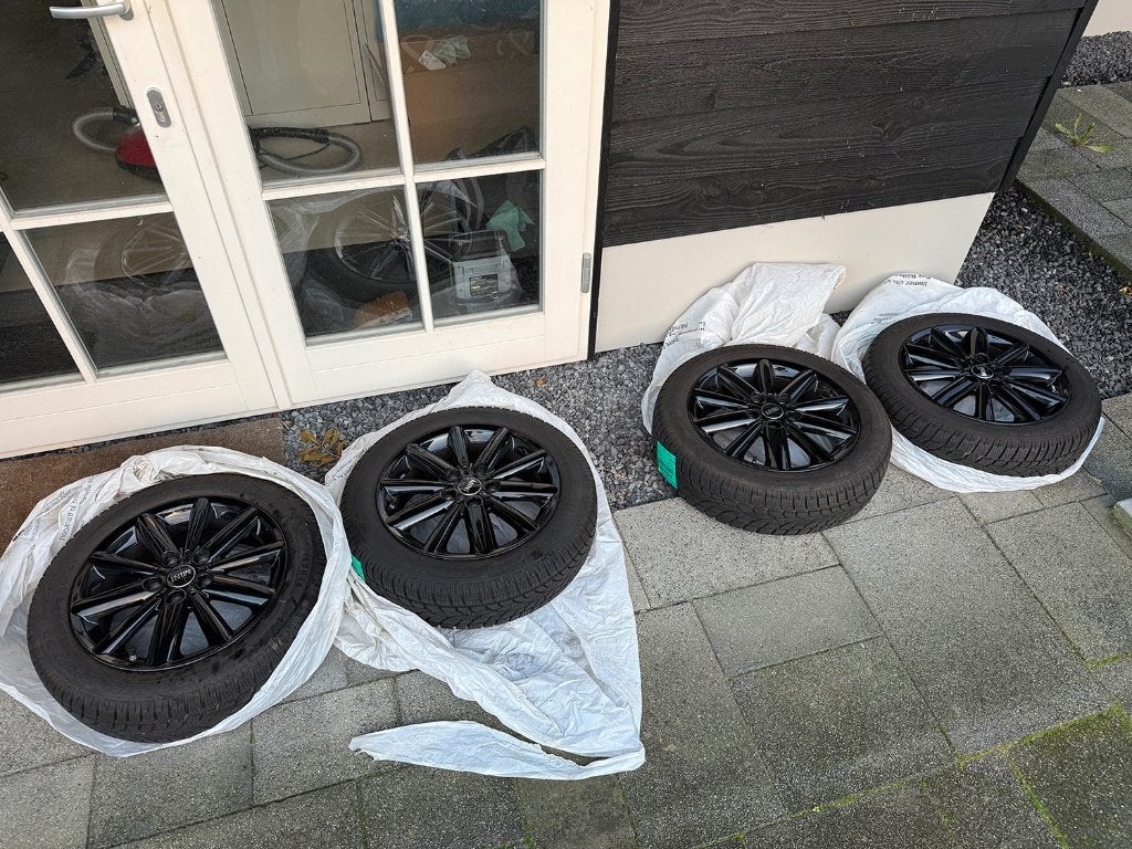 Mini 16 inch velgen met winterbanden type F55 / F56 / F57, Ophalen, Gebruikt, Velg(en), 16 inch