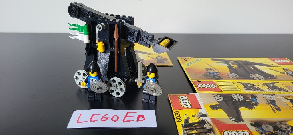 Lego 6030 - Catapult - Castle/Black Falcons, Lego, Ophalen of Verzenden, Castle, Complete set