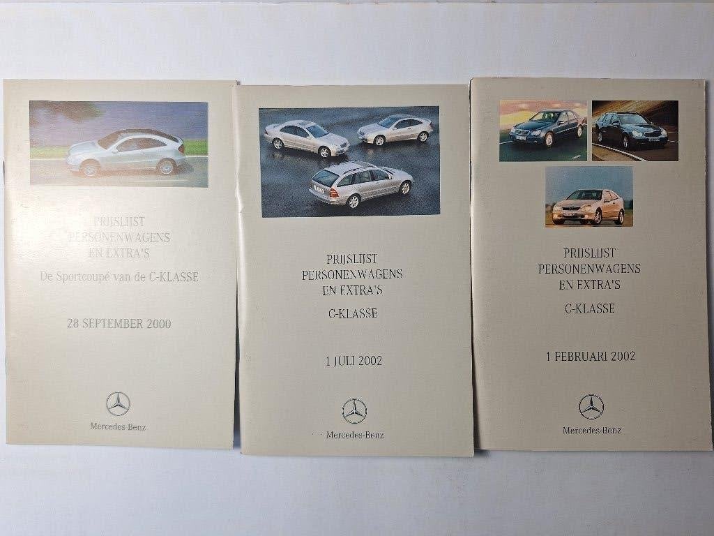 Mercedes C klasse 203 prijslijsten 2002, Ophalen of Verzenden, Zo goed als nieuw, Mercedes