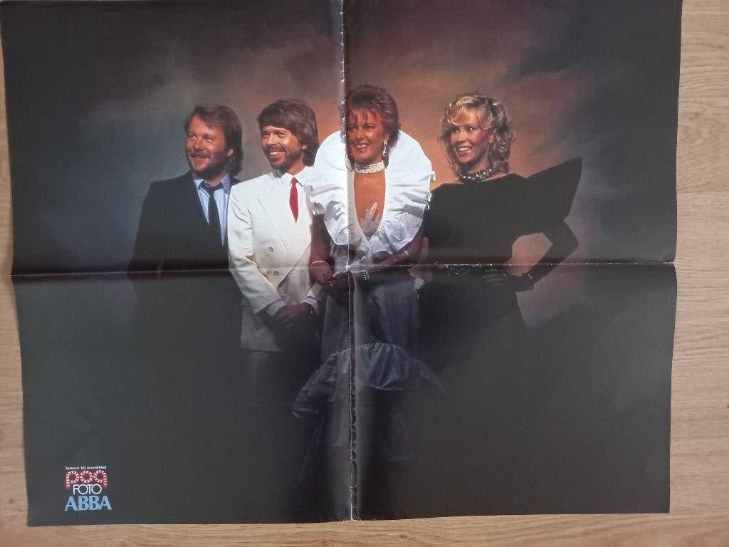 ABBA Posters, Verzamelen, Ophalen of Verzenden, Gebruikt, Poster, Artwork of Schilderij