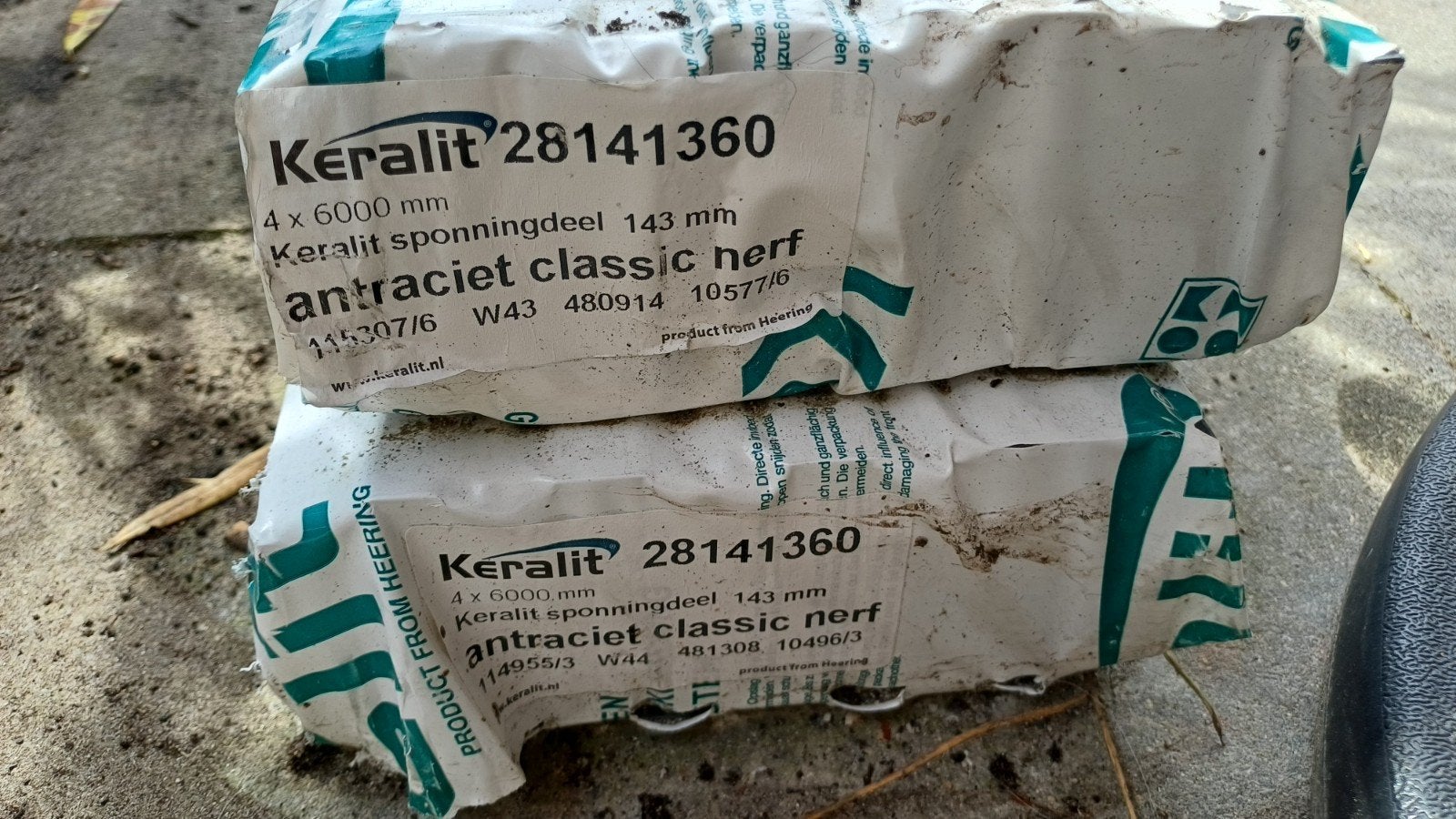 Keralit sponningdelen antraciet grijs, Ophalen of Verzenden, Nieuw