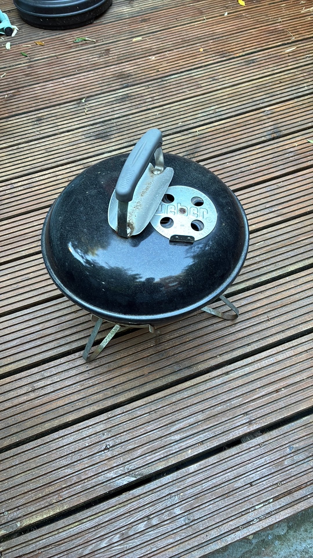 Weber bbq smokey joe, Ophalen, Gebruikt