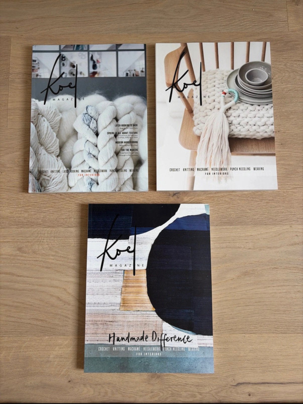 3x Koel Magazine - The new standard for yarn crafting, Ophalen of Verzenden, Zo goed als nieuw, Overige typen