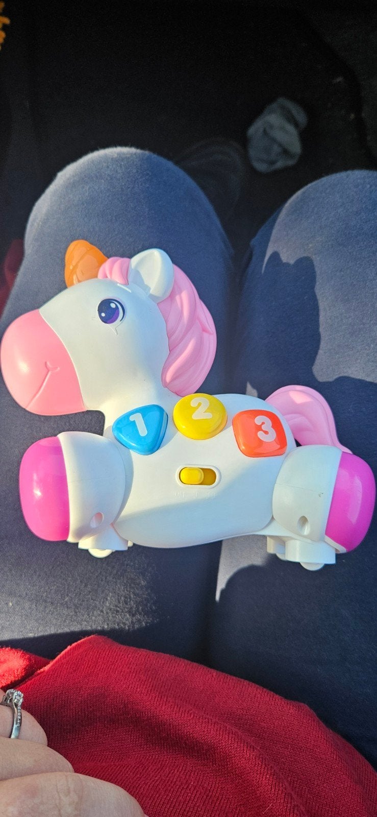 Bright Starts Rock & Glow Eenhoorn- Interactief babyspeelgoe, Ophalen of Verzenden