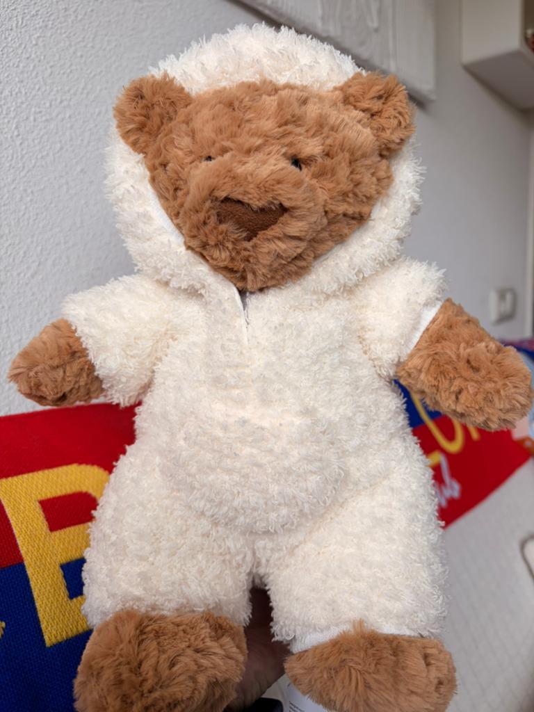 bartholomew bear jellycat, Ophalen of Verzenden, Beer