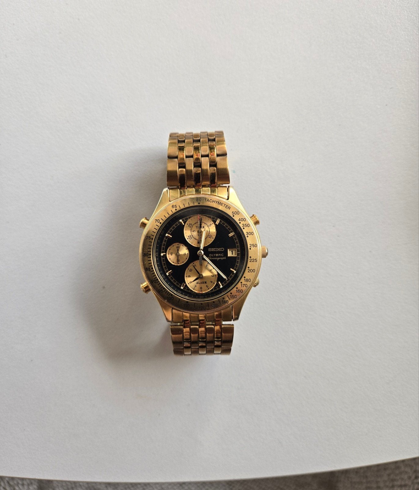 Seiko Olympic 1992 Speciale Editie - Nr. 13/300, Ophalen of Verzenden, Zo goed als nieuw, Staal, Seiko