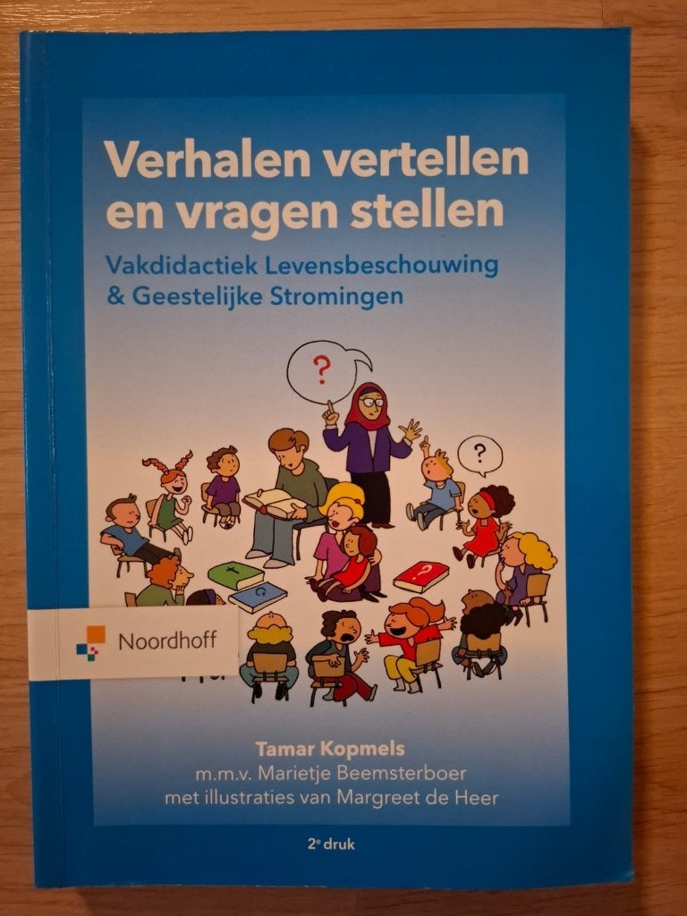 PABO boek Verhalen vertellen en vragen stellen, Ophalen, Alpha, Zo goed als nieuw, HBO