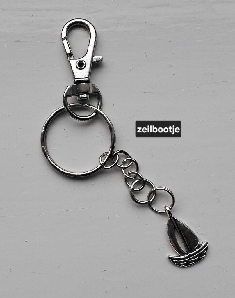 Sleutelhanger zeilboot, zeilen, zee, boot, schipper, zeeman, Ophalen of Verzenden, Nieuw, Merk