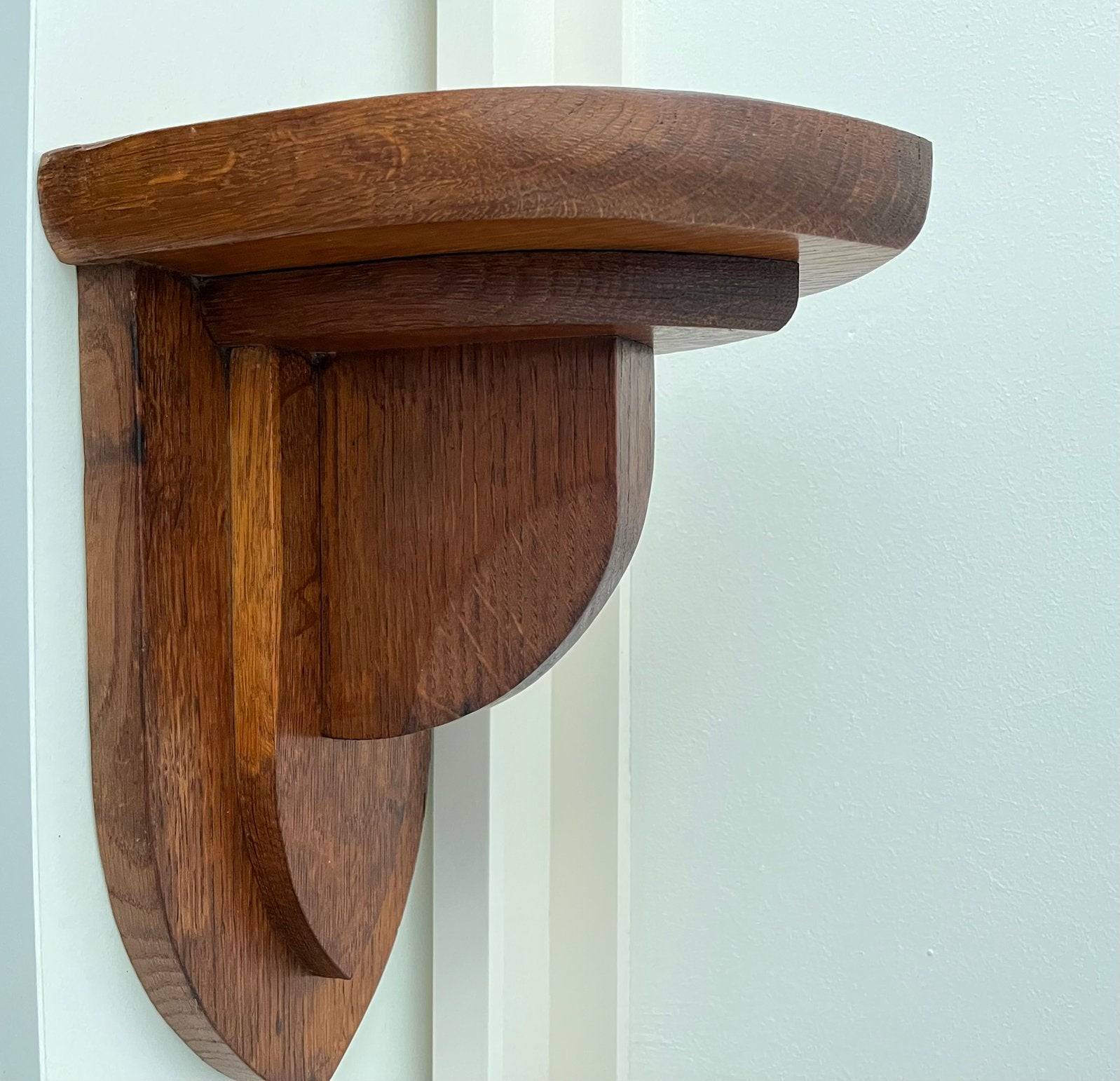 Art Deco wandplank of console Amsterdamse School, Art deco, Ophalen of Verzenden, Handgemaakt, Wanddecoratie