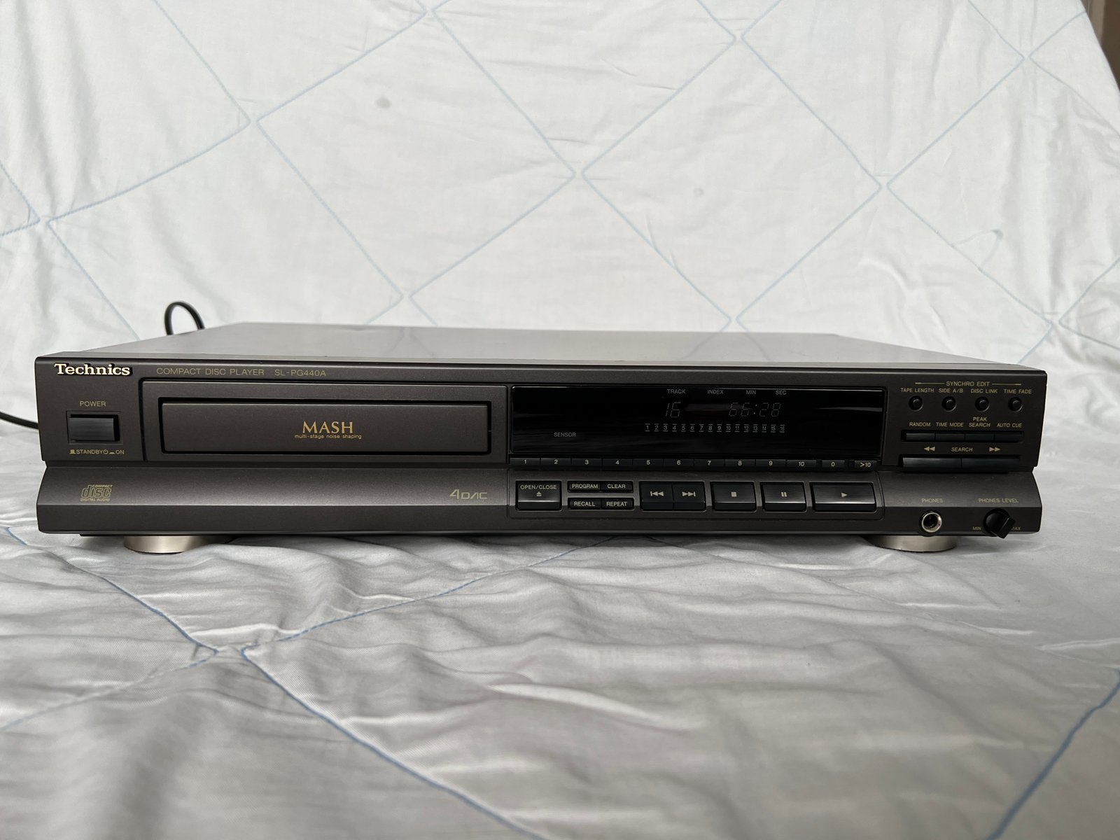 Technics SL-PG440A cd speler, Audio, Tv en Foto, Ophalen of Verzenden, Refurbished, Technics