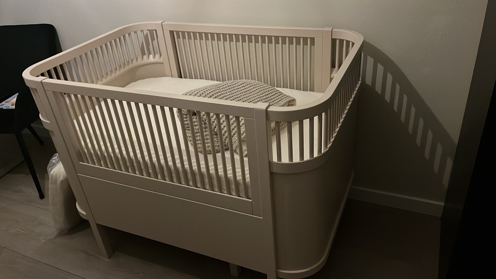 Sebra Kili ledikant/peuterbed beige, Kinderen en Baby's, Kinderkamer | Bedden, Ophalen, Gebruikt, 70 tot 85 cm, 140 tot 160 cm