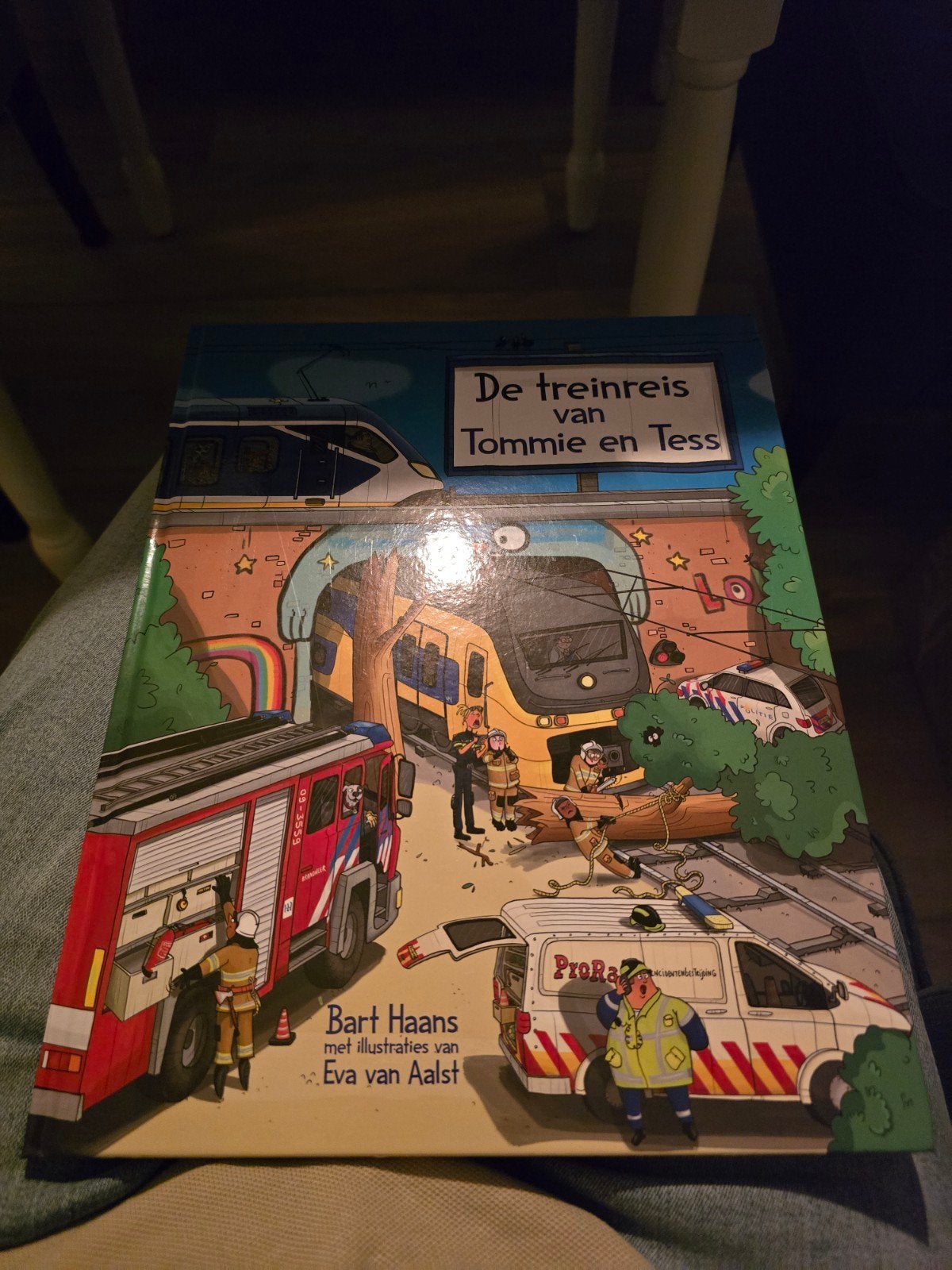 de treinreis van Tommy en Tess, Eén stripboek, Ophalen of Verzenden, Zo goed als nieuw, Bart Haans