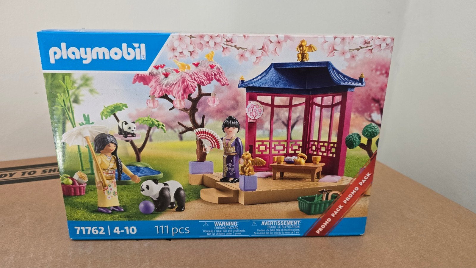 Playmobil 71762 Aziatische tuin met panda's nieuw in doos, Kinderen en Baby's, Speelgoed | Playmobil, Nieuw, Complete set, Ophalen of Verzenden