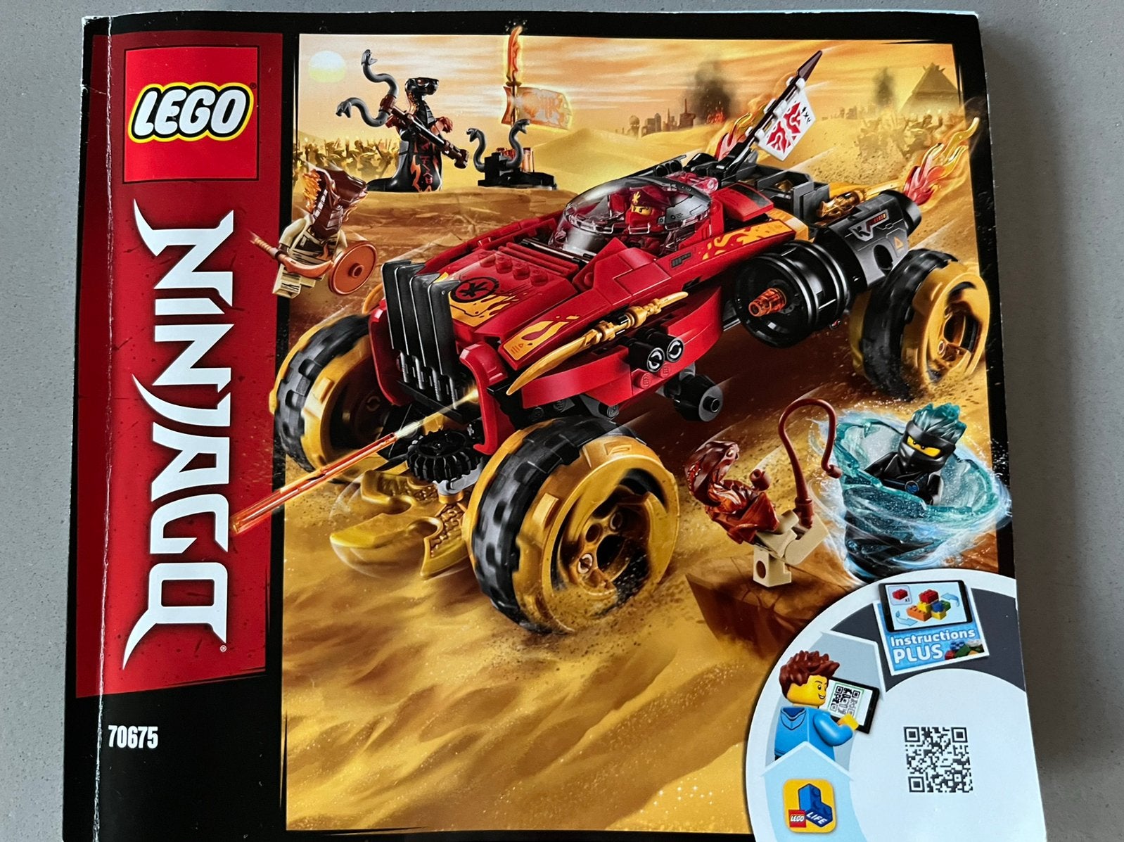 Lego Ninjago Katana 4x4 set 70675, Gebruikt, Lego, Ophalen of Verzenden, Compleet
