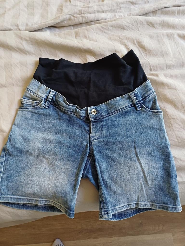 Positie korte broek maat 36, Kleding | Dames, Positiekleding, Blauw, Ophalen of Verzenden, Zo goed als nieuw, Maat 36 (S)