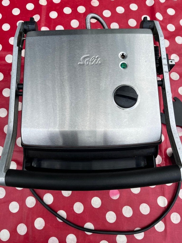 Solis Smart Grill PRO 823  , Witgoed en Apparatuur, Contactgrills, Ophalen of Verzenden, Gebruikt