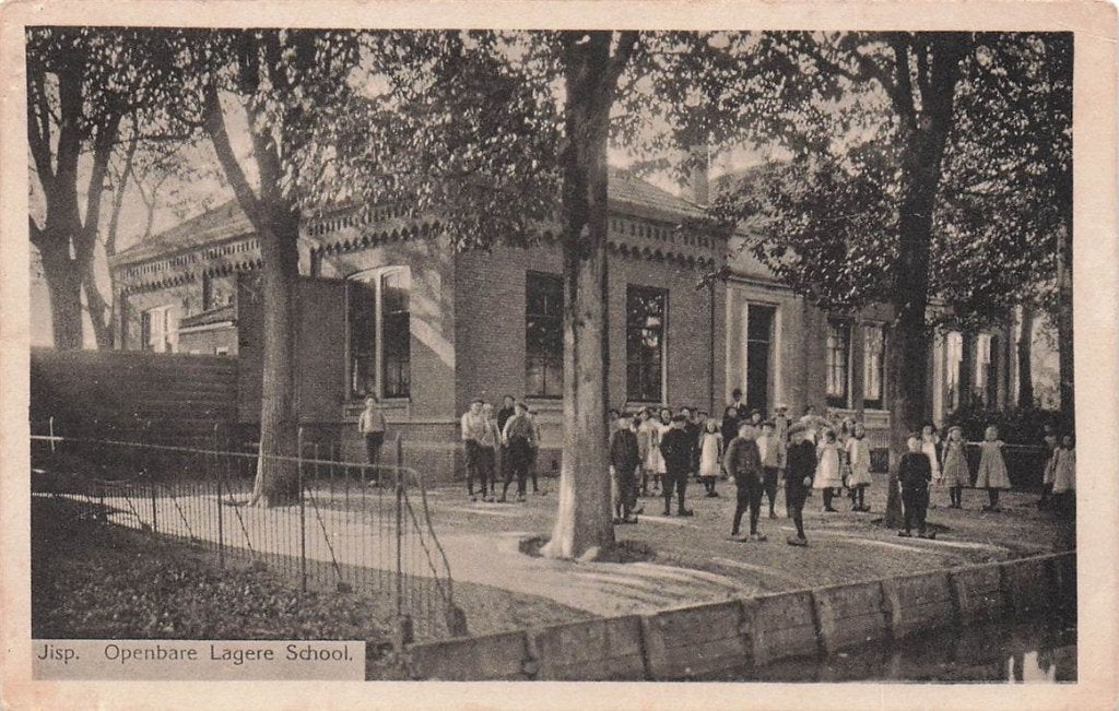 702-132-025 Jisp Openbare Lagere School, Verzenden, Voor 1920, Noord-Holland