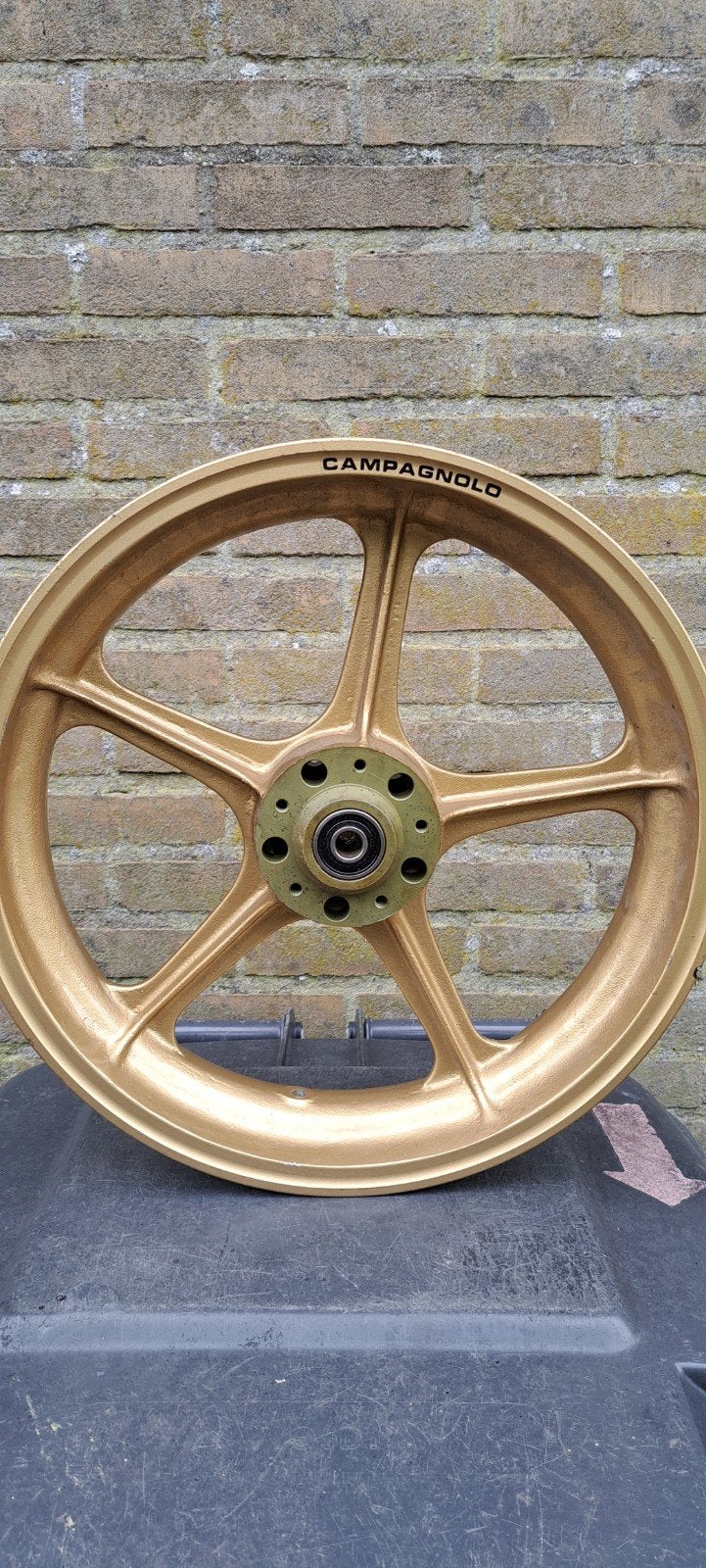 Campagnolo 16 inch magnesium voorwiel, Ophalen of Verzenden, Gebruikt