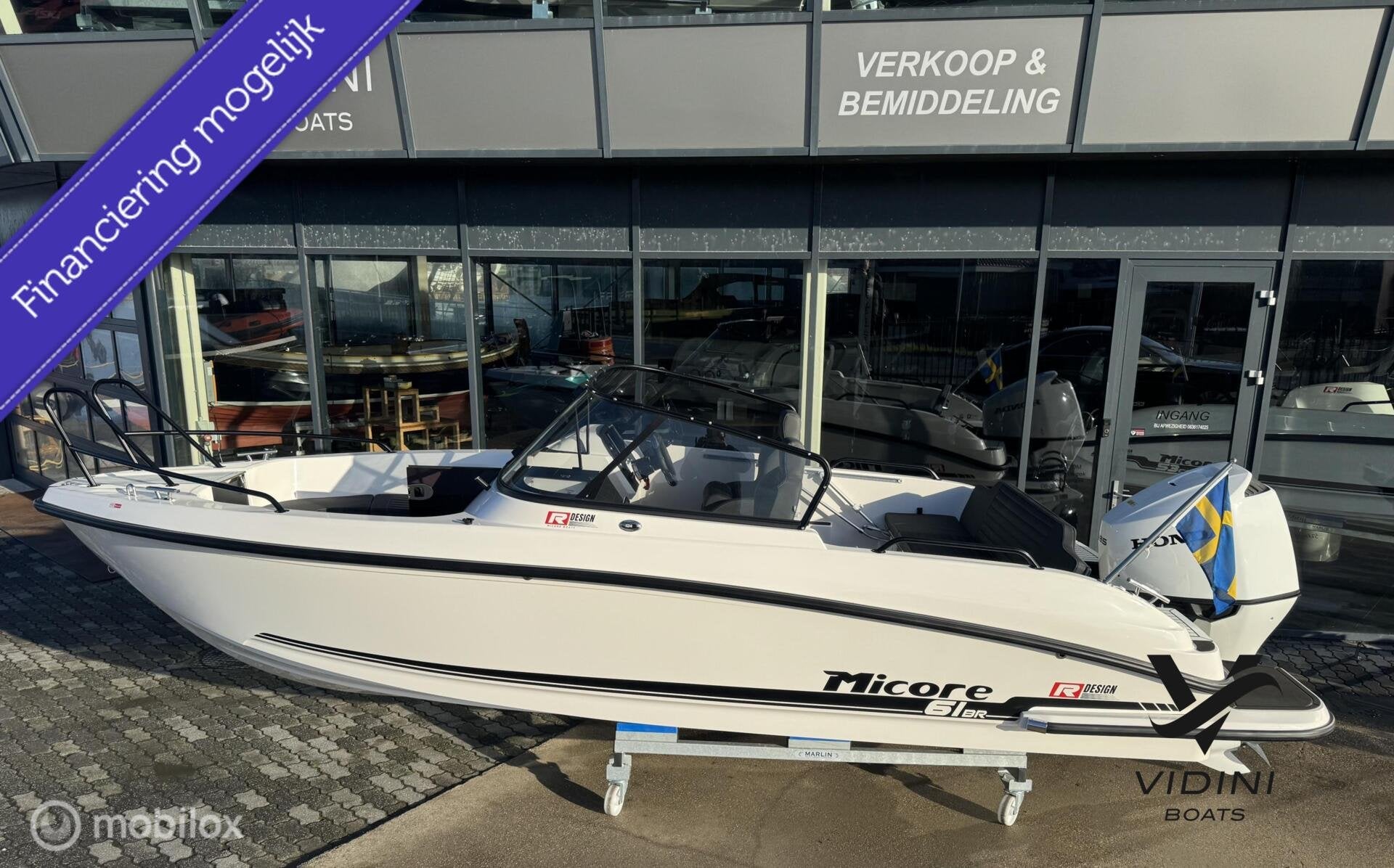 Micore 61BR R-design Honda 135pk *Zweedse kwaliteit*, Kanaalweg 29, 120 tot 200 pk, Info@vidiniboats.nl, Micore