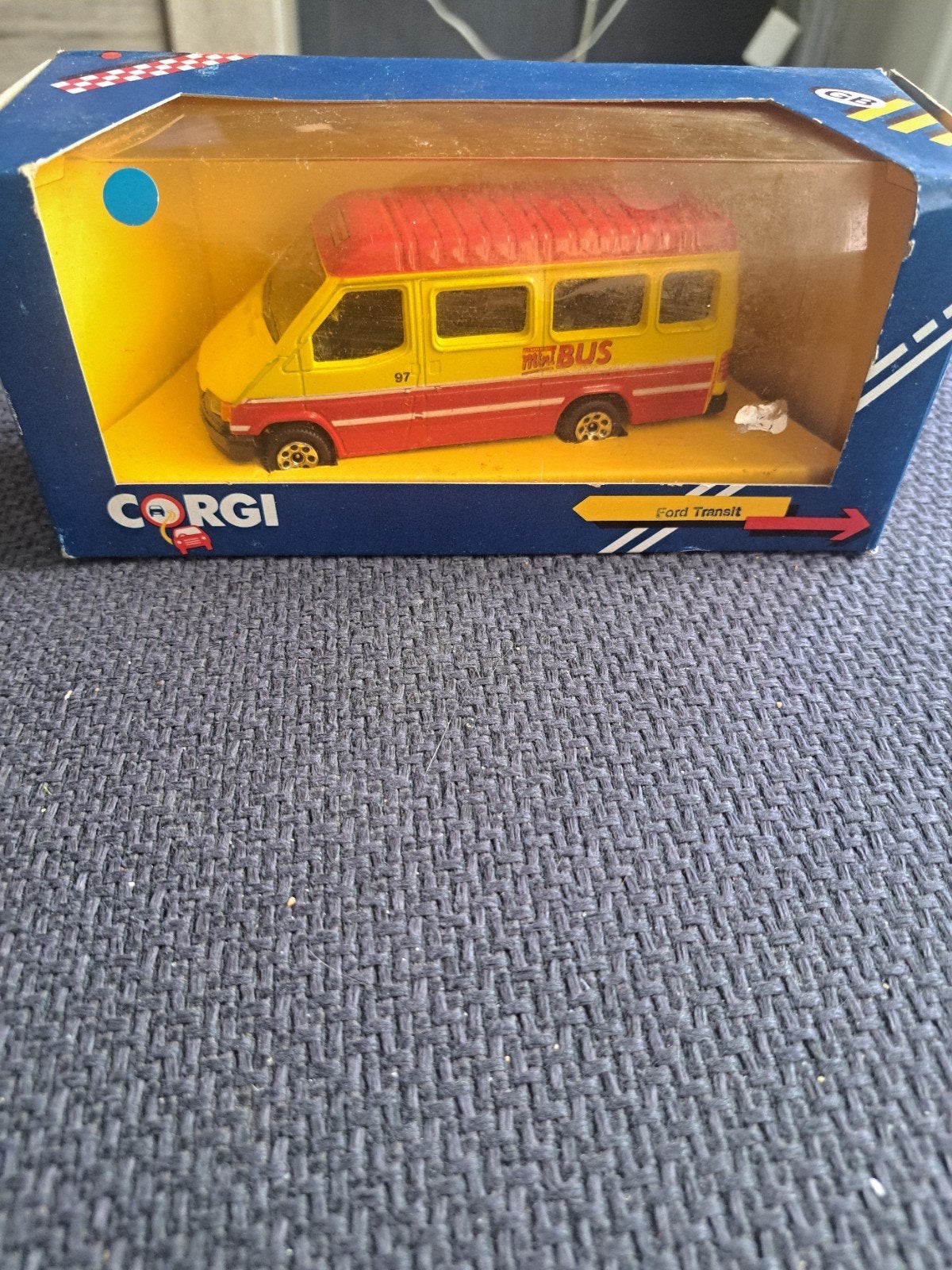 corgi model ford transit minibus in ovp, Corgi, Gebruikt, Auto, England