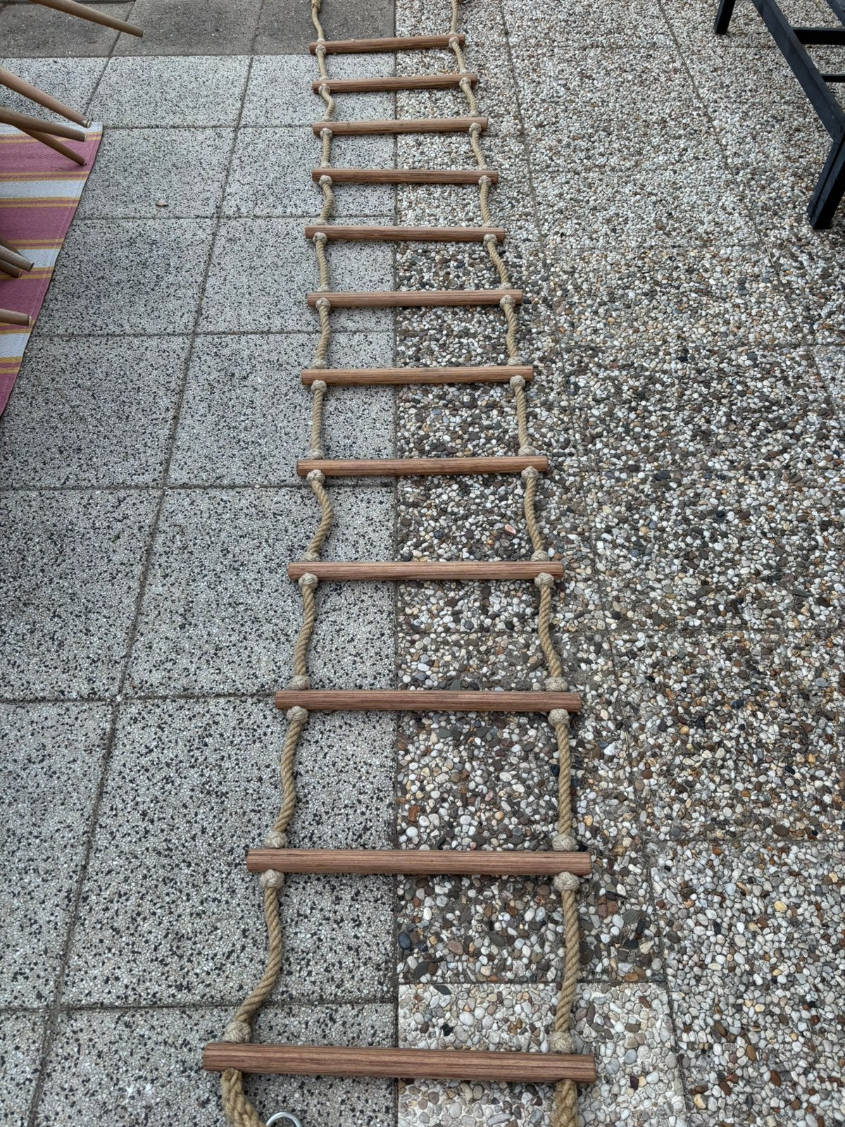 Touwladder van Janssen Fritsen, Ophalen, Zo goed als nieuw, Minder dan 2 meter