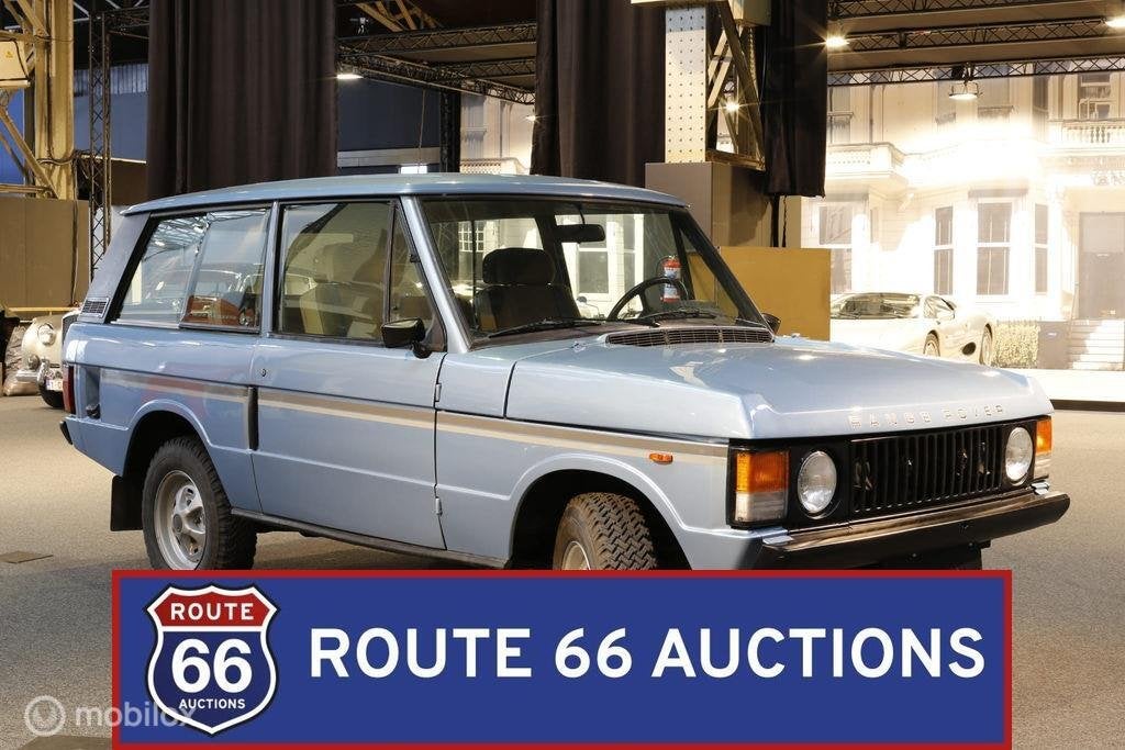Land Rover Range Rover In Vogue | 1981 | Route 66 Auctions, Auto's, Land Rover, Overige carrosserieën, Zwart, Bedrijf