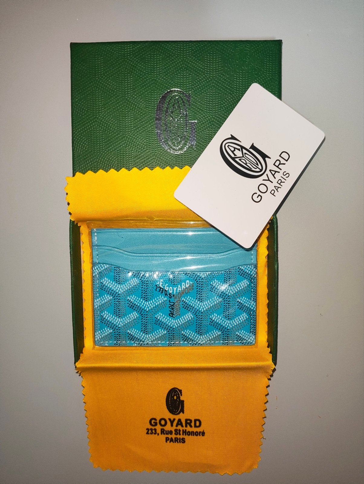 Goyard Kaarthouder-lichtblauw, Ophalen of Verzenden, Nieuw, Blauw, Overige merken
