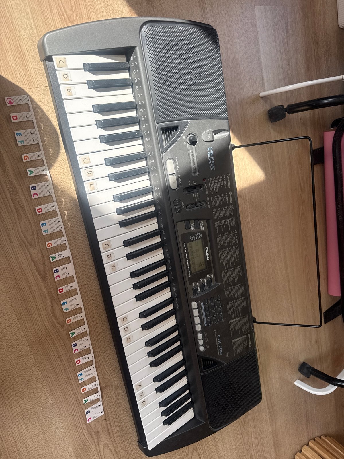 Casio CTK-700 keyboard met 61 toetsen, Ophalen, Gebruikt, 61 toetsen, Casio