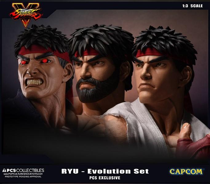 PCS Street Fighter Ryu Evolution Evo set #1 /50 1:3 scale, Verzamelen, Beelden en Beeldjes, Ophalen, Zo goed als nieuw, Overige typen