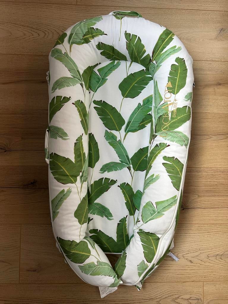 DockATot Deluxe+ Dock - Banana Leaf (0-8 maanden), Ophalen of Verzenden, Zo goed als nieuw, Wieg