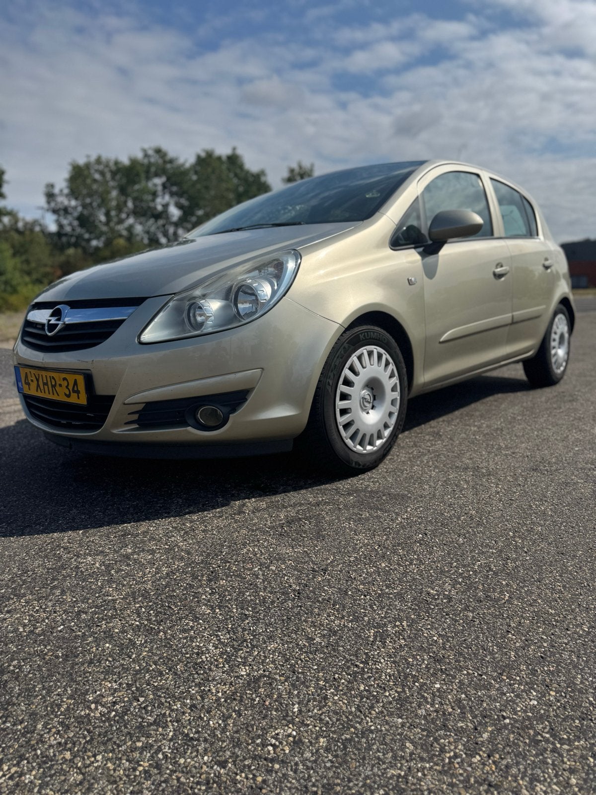 Opel Corsa 1.2 16V 5D WR 2007 Geel, Auto's, Voorwielaandrijving, 4 cilinders, 1229 cc, 49 €/maand