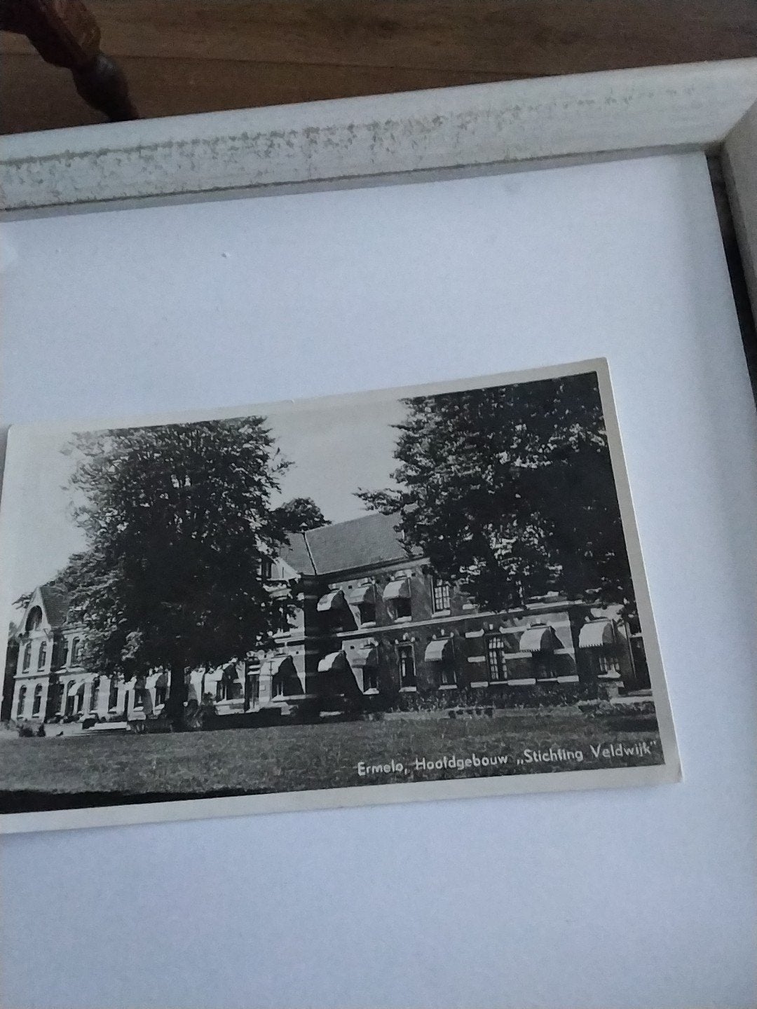 Oude ansichtkaart Ermelo, Hoofdgebouw "Stichting Veldwijk", Verzamelen, Ophalen of Verzenden