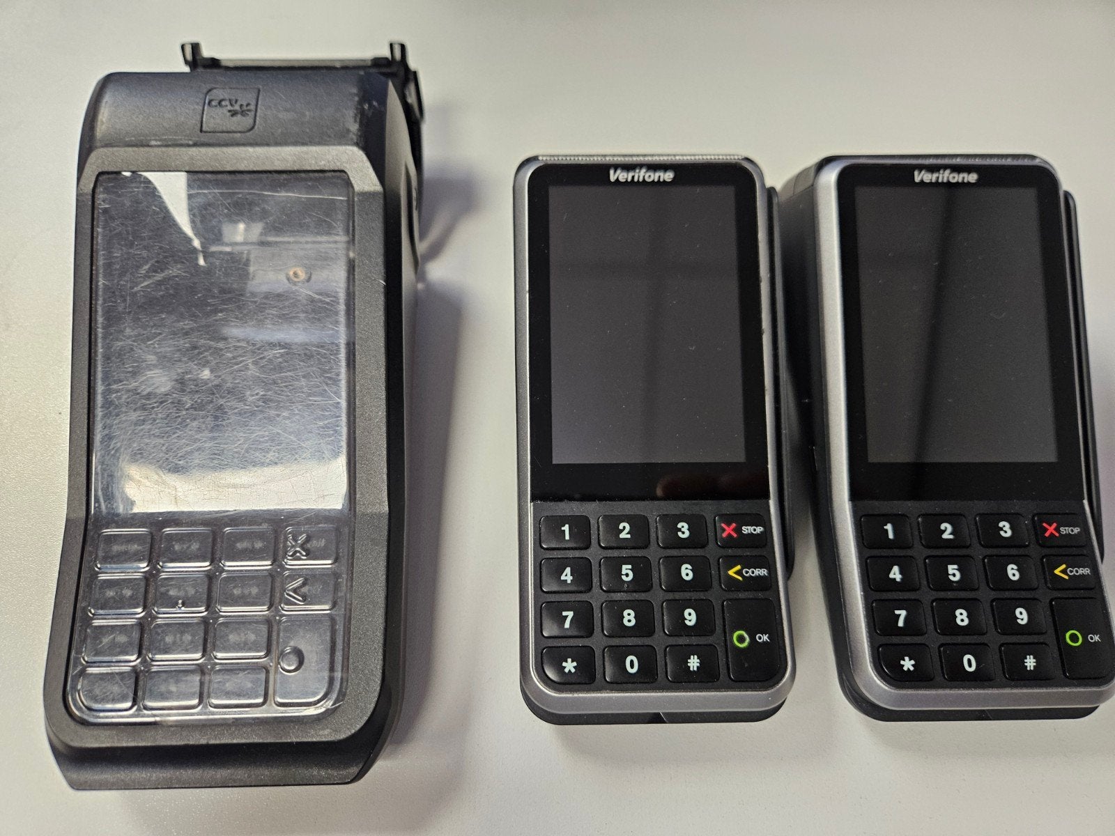 2 x Verifone V400M NL pinautomaat /pin apparaat, Ophalen of Verzenden