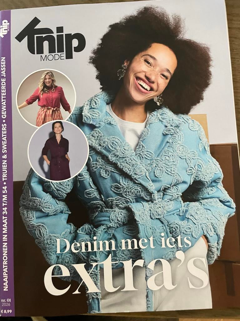 Knipmode magazine nr. 1 2026, Hobby en Vrije tijd, Kledingpatronen, Overige typen, Vrouw, Nieuw, Ophalen of Verzenden