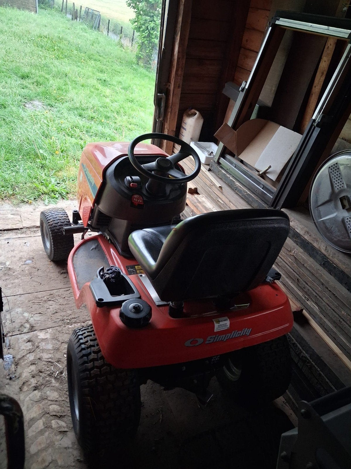 Zitmaaier zonder maaidek., Tuin en Terras, Ophalen, Gebruikt