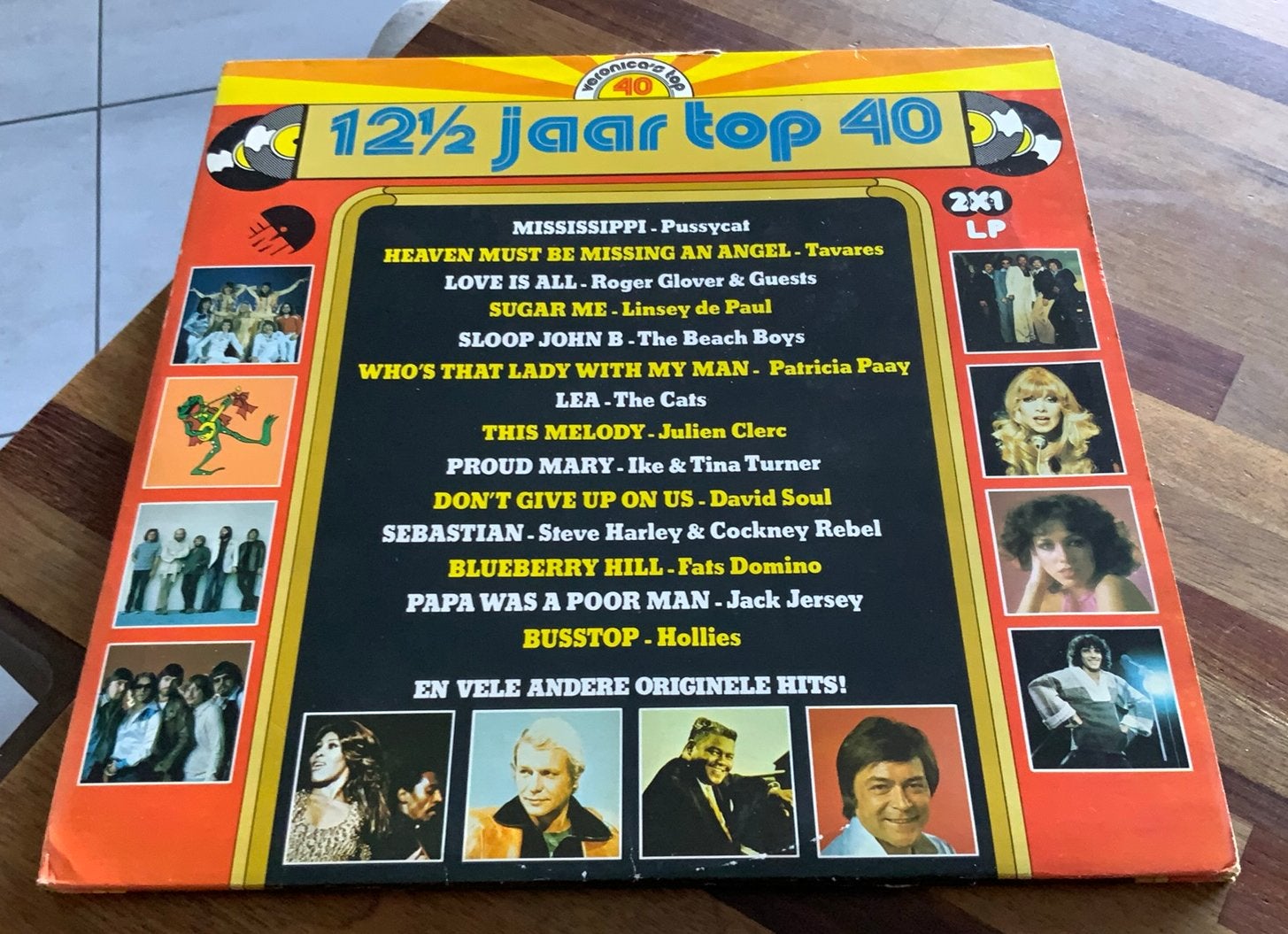 DUBBEL LP 12,5 JAAR TOP 40 VARIOUS 1977 EMI NL DEEP PURPLE, LP, Verzenden, Pop, 12 inch