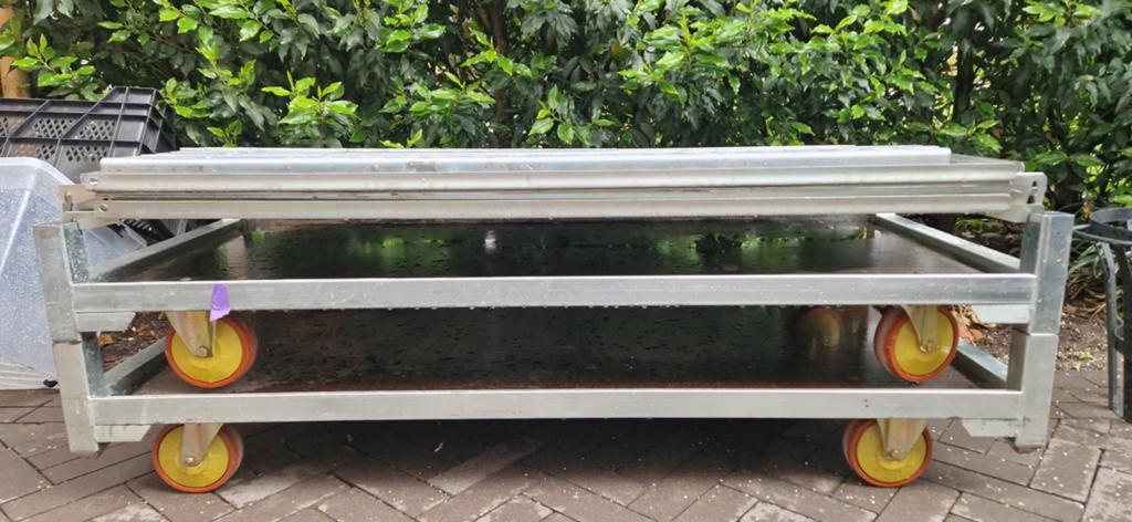 2x Deense karren - Plantentrolleys voor tuin en opslag, Ophalen of Verzenden, Transportkar