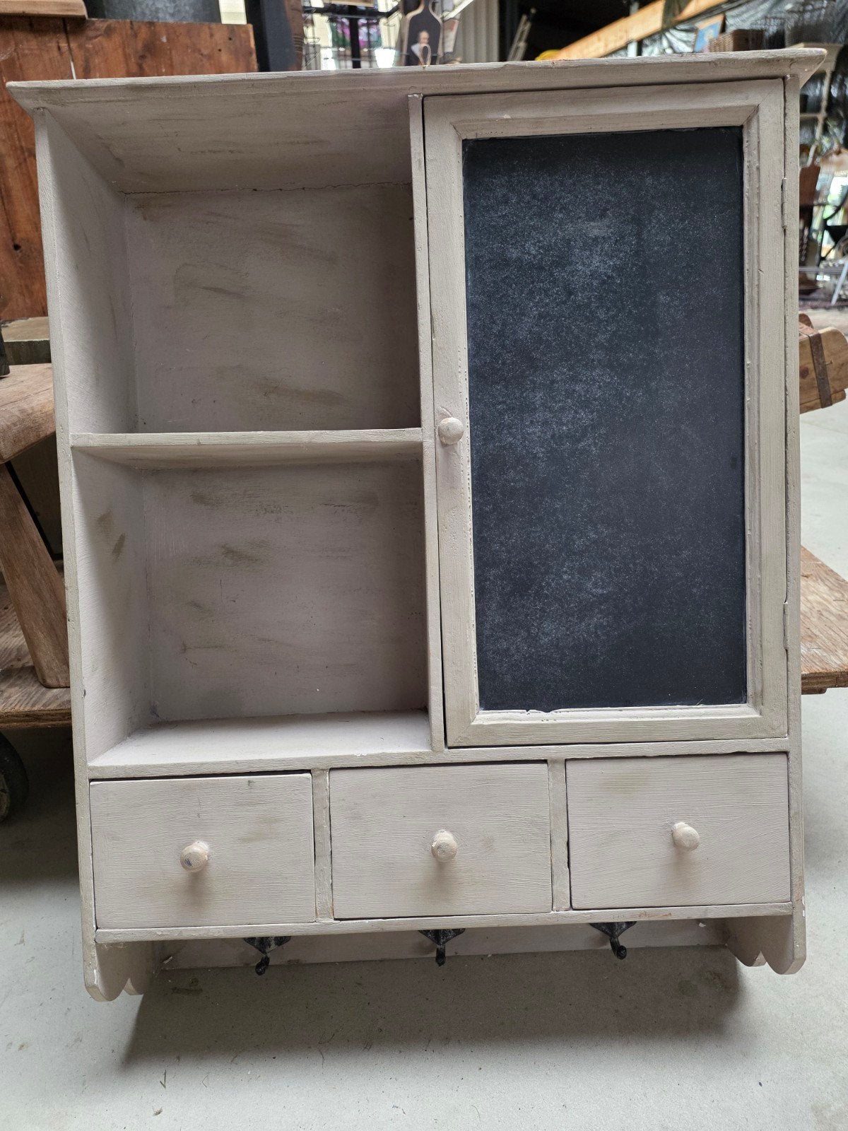 Brocante kastje, Huis en Inrichting, Kasten | Wandmeubels, Ophalen of Verzenden, Zo goed als nieuw, Minder dan 150 cm, Minder dan 100 cm