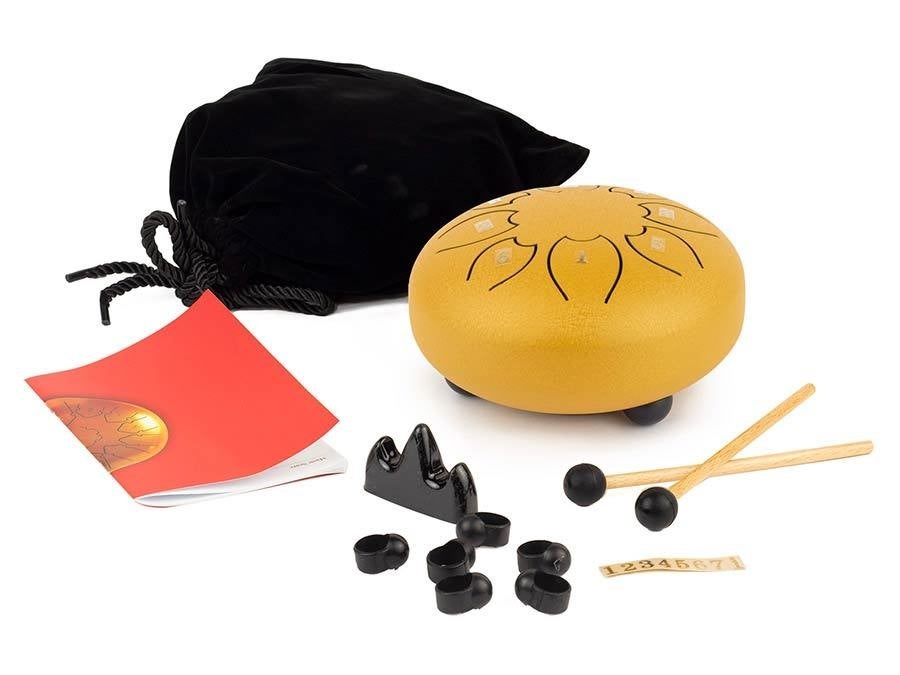 HTD0608/GD |Hayman stalen tongdrum 6" goud, ., Nieuw, Ophalen of Verzenden, Melodische percussie