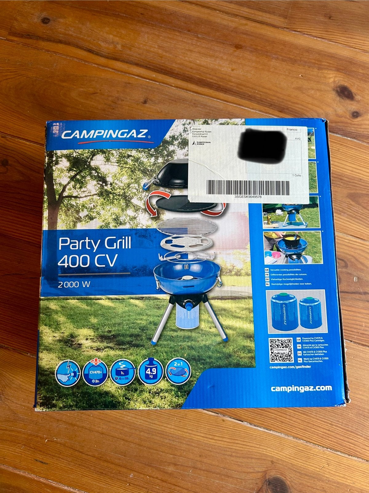 Campingaz Party Grill 400 CV, Ophalen, Zo goed als nieuw