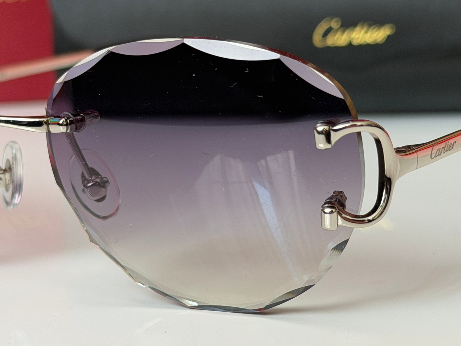 Cartier Piccadilly Diamond Cut Grey Zilver, Sieraden, Tassen en Uiterlijk, Zonnebrillen en Brillen | Heren, Overige merken, Overige kleuren