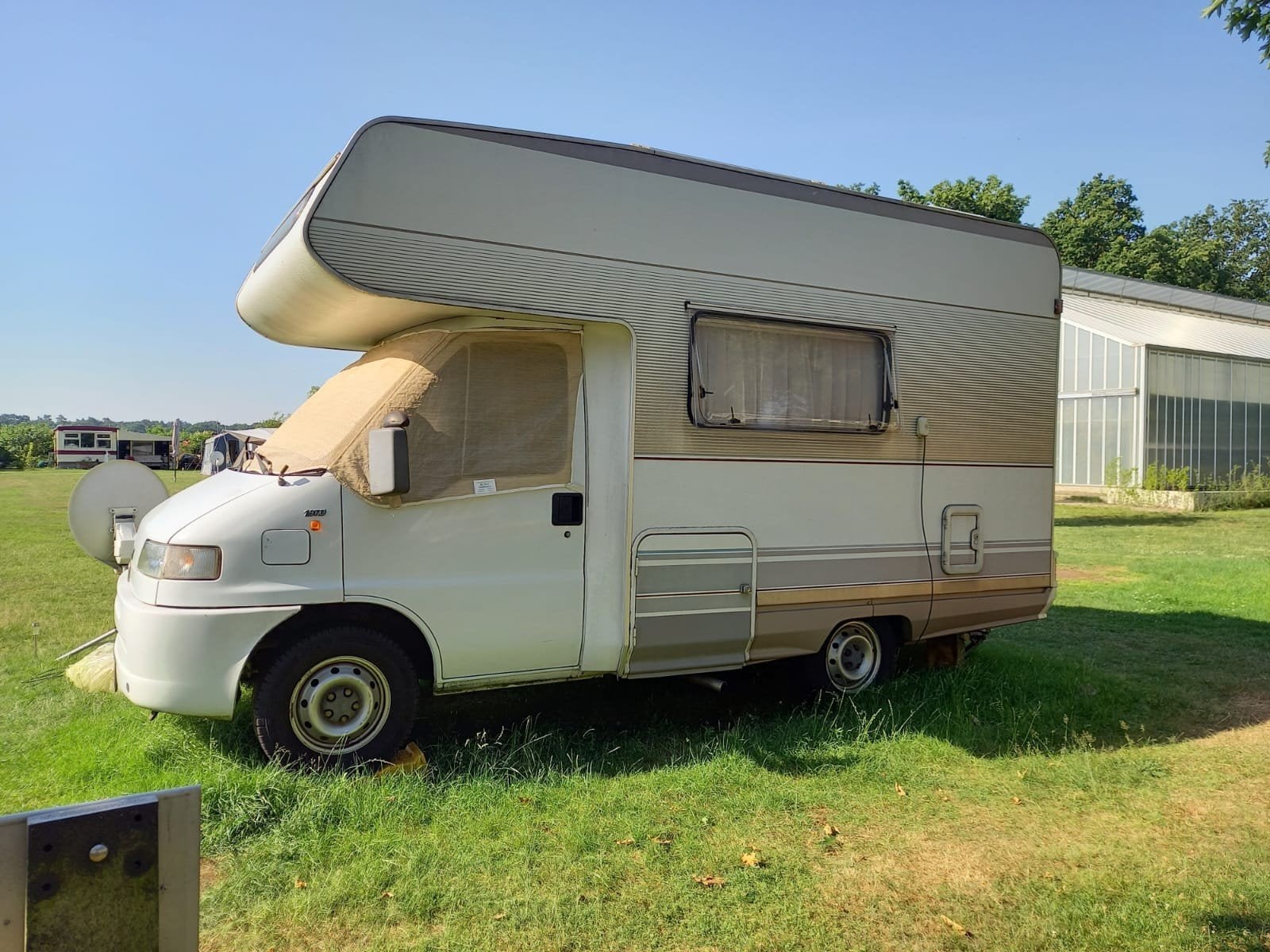 Compacte en complete alkoof camper - Fiat 230 1.9 TD, Alkoof, Ringverwarming, Fiat, Luifel