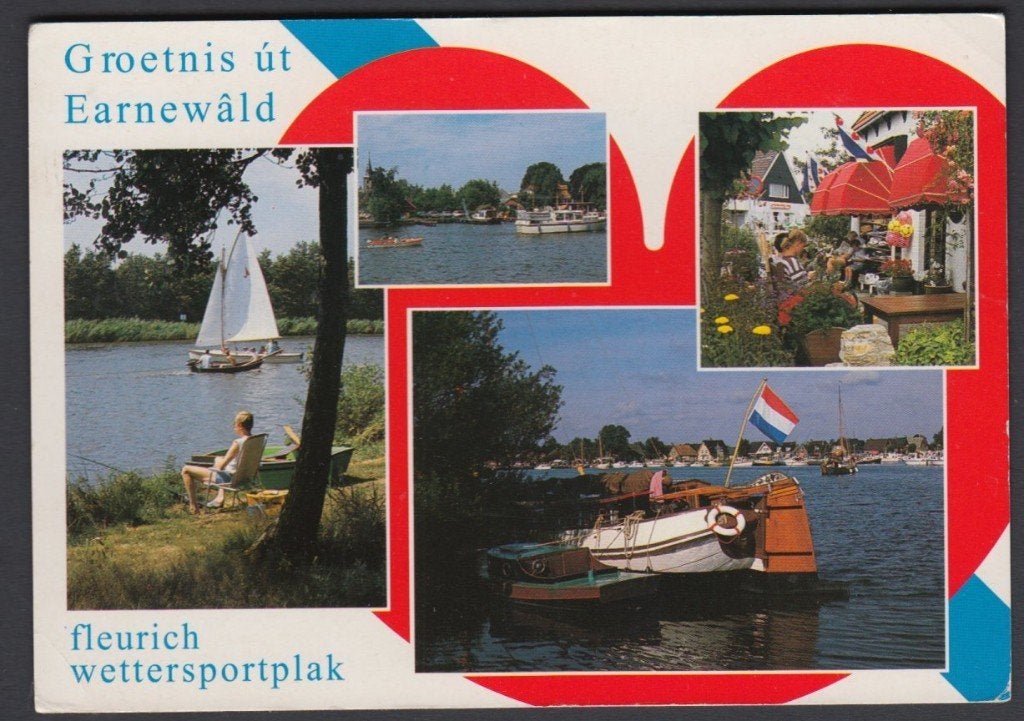 Groetnis Earnewald fleurich wettersportplak Eernewoude 2000, Verzenden, 1980 tot heden, Gelopen, Friesland