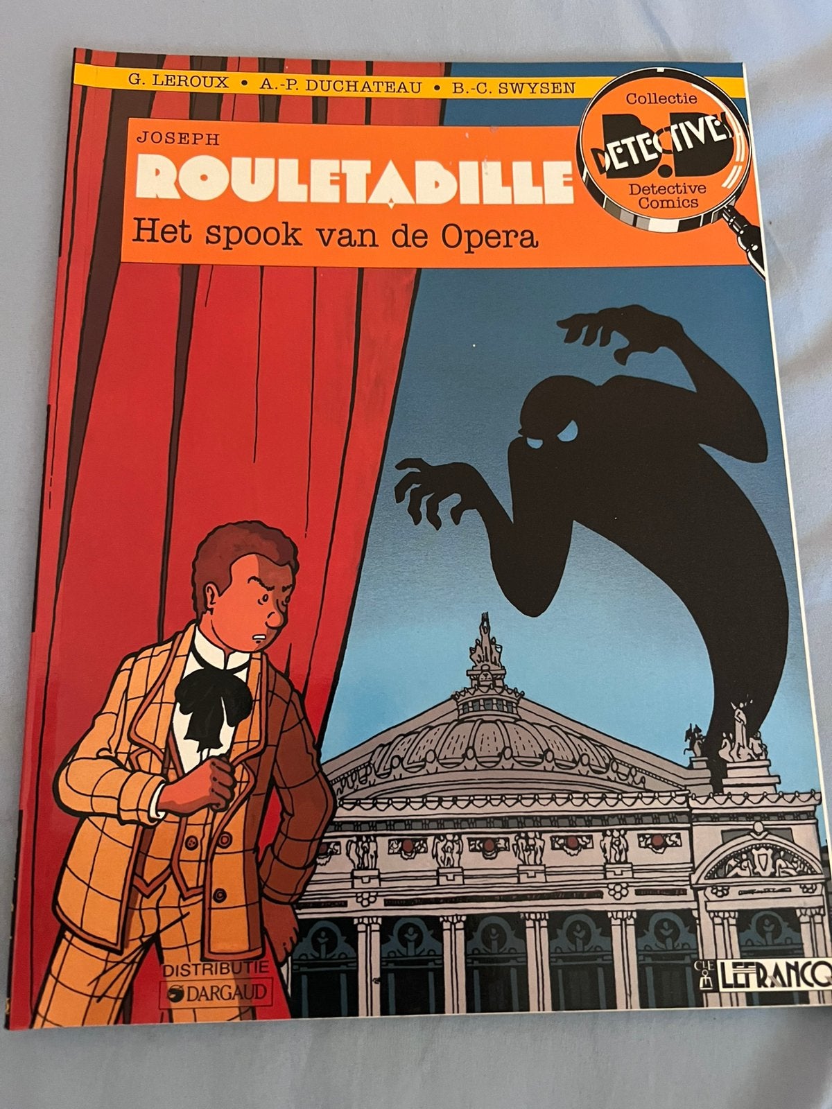 Leroux - Rouletabille het spook van de opera, Gelezen, Leroux, Eén stripboek, Ophalen of Verzenden