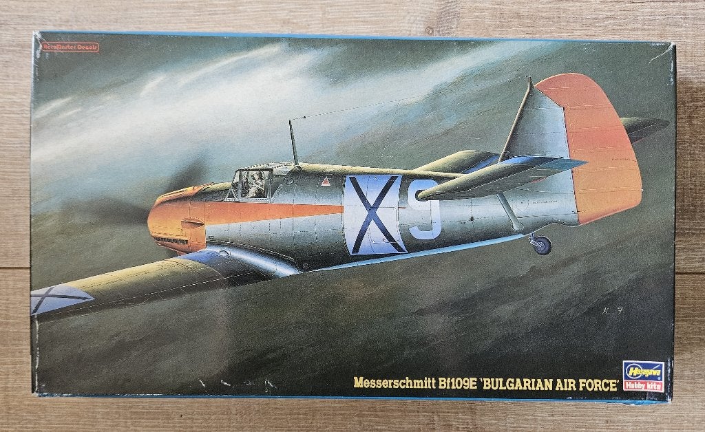Messerschmitt Bf109E 'Bulgarian Air Force' Hasegawa 1/48, Hasegawa, Ophalen of Verzenden, Zo goed als nieuw, Groter dan 1:72