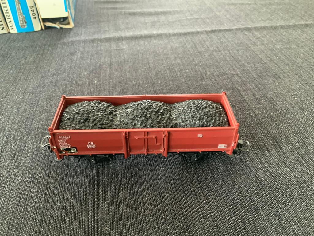 Märklin DB 852226 Kolenwagen met lading, Wisselstroom, Gebruikt, Wagon, Ophalen of Verzenden