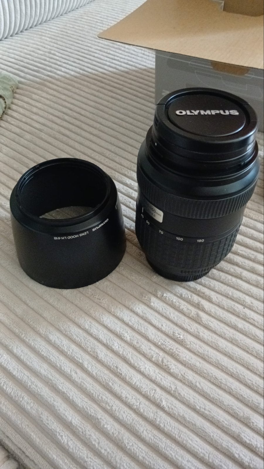 Olympus Zuiko Digital 40-150mm f/3.5-4.5 Four Third lens, Ophalen, Zo goed als nieuw, Telelens, Zoom