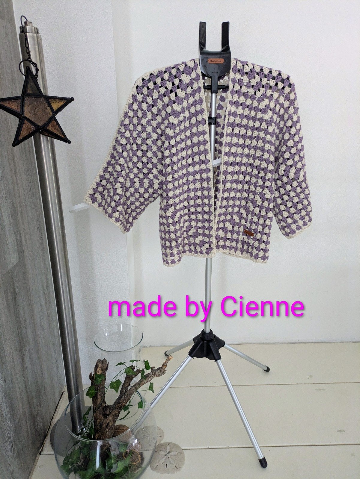 NIEUW Gehaakt cardigan vest maat 46/48, Ophalen of Verzenden, Nieuw, Haken, Wol of Garen