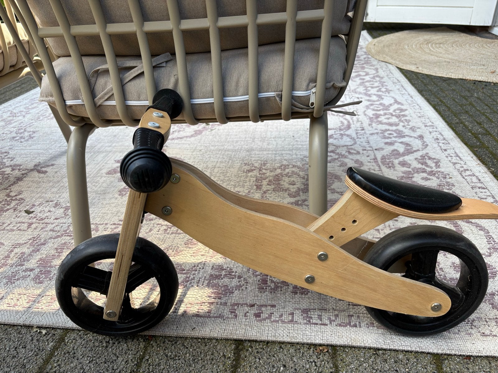 Houten loopfiets voor kinderen, Ophalen, Gebruikt, Minder dan 16 inch