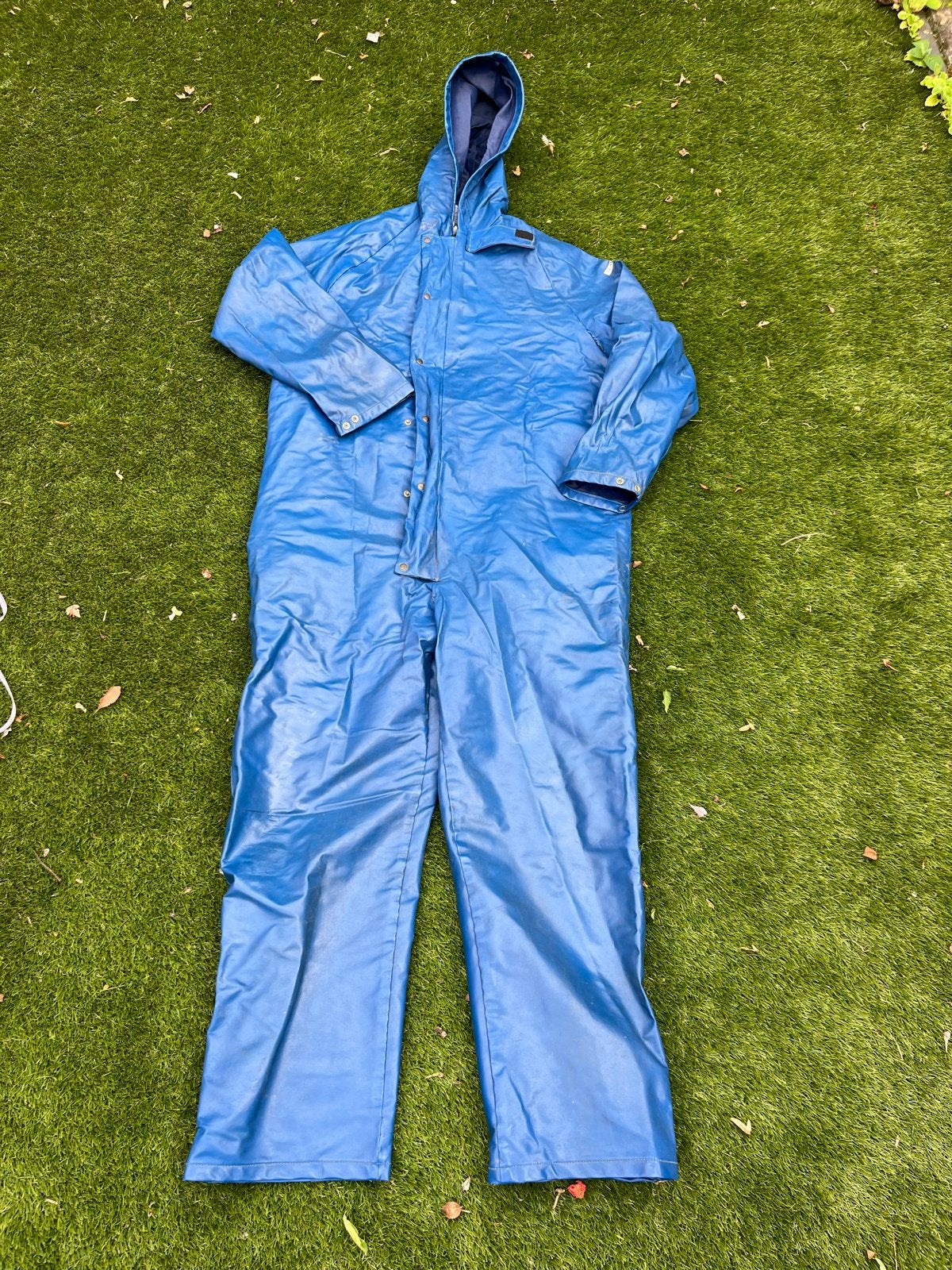 Faithful waterdichte Regenoverall Blauw - Werkkleding, Ophalen of Verzenden, Gebruikt, Overall